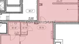 Продажа универсального помещения 111.58 кв.м,1этаж-99. План объекта
