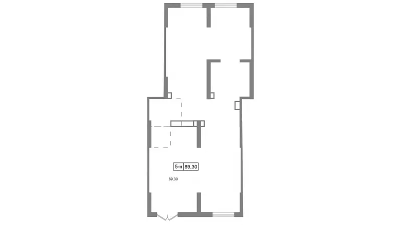 Продажа универсального помещения 89.3 кв.м, 1 этаж-99. План объекта