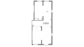 Продажа универсального помещения 89 кв.м, 1 этаж-99. План объекта