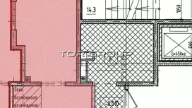 Продажа универсального помещения 87.4 кв.м, 1 этаж-99. План объекта