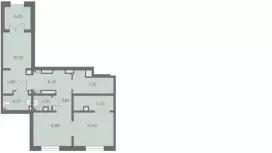 Продажа универсального помещения 78.9 кв.м, 1 этаж-99. План объекта