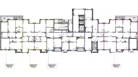 Продажа универсального помещения 127.5 кв.м, 1этаж-99. План объекта