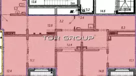 Продажа универсального помещения 95.6 кв.м, 1 этаж-99. План объекта