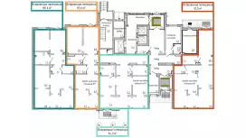 Продажа универсального помещения 105.6 кв.м, 1этаж-99. План объекта
