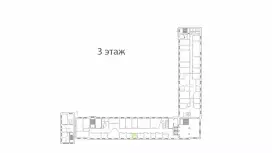 Аренда офиса 14.5 кв.метров, 3 этаж-99. План объекта