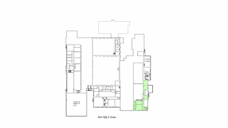 Аренда склада 316.7 кв.метров, 2 этаж-99. План объекта