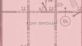 Продажа универсального помещения 66.1 кв.м, 1 этаж-99. План объекта