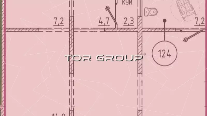 Продажа универсального помещения 66.1 кв.м, 1 этаж-99. План объекта