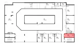 Продажа офиса 13.2 кв.метров, 2 этаж-99. План объекта