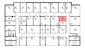 Продажа офиса 10.1 кв.метров, 5 этаж-99. План объекта