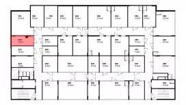 Продажа офиса 14.3 кв.метров, 5 этаж-99. План объекта