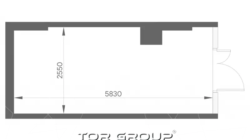 Продажа офиса 14.3 кв.метров, 5 этаж-99. План объекта
