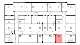 Продажа офиса 19.1 кв.метров, 5 этаж-99. План объекта