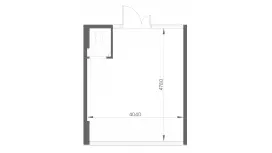 Продажа офиса 19.1 кв.метров, 5 этаж-99. План объекта