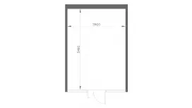 Продажа офиса 21.3 кв.метров, 5 этаж-99. План объекта