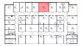 Продажа офиса 32.6 кв.метров, 5 этаж-99. План объекта
