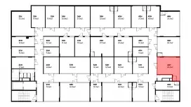 Продажа офиса 28.3 кв.метров, 5 этаж-99. План объекта