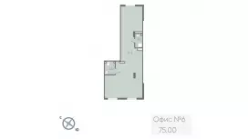 Продажа универсального помещения 75.8 кв.м, 1 этаж-99. План объекта