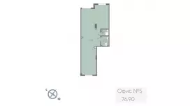 Продажа универсального помещения 78 кв.м, 1 этаж-99. План объекта
