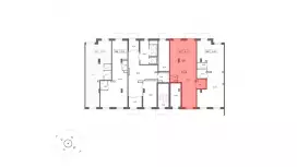 Продажа универсального помещения 87.9 кв.м, 1 этаж-99. План объекта