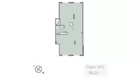 Продажа универсального помещения 99.3 кв.м, 1 этаж-99. План объекта
