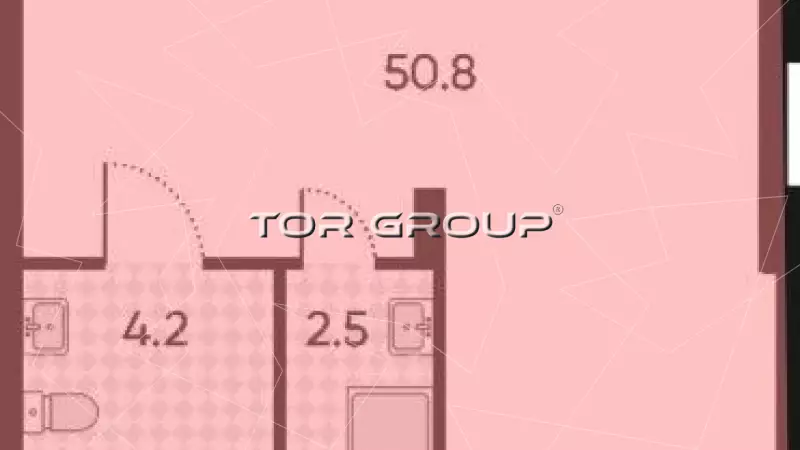 Продажа универсального помещения 57.5 кв.м, 1 этаж-99. План объекта