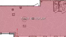 Продажа универсального помещения 107 кв.м, 2 этаж-99. План объекта