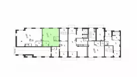 Продажа универсального помещения 54.7 кв.м, 1 этаж-99. План объекта