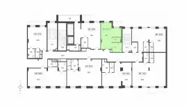 Продажа универсального помещения 35.5 кв.м, 2 этаж-99. План объекта