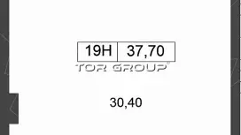 Продажа универсального помещения 37.7 кв.м, 2 этаж-99. План объекта