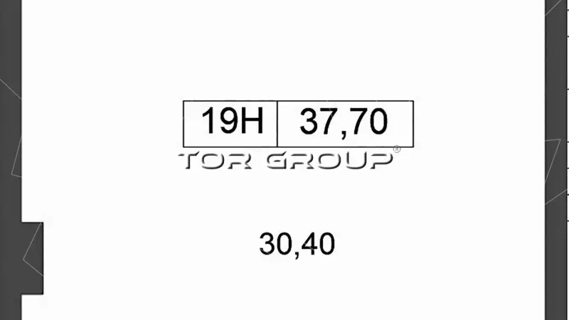 Продажа универсального помещения 37.7 кв.м, 2 этаж-99. План объекта