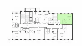 Продажа универсального помещения 52.3 кв.м, 2 этаж-99. План объекта