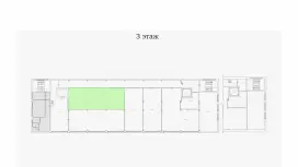 Аренда склада 115.8 кв.метров, 3 этаж-99. План объекта