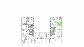 Аренда офиса 50.7 кв.метров, 4 этаж-99. План объекта