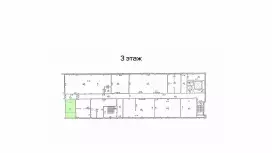 Аренда офиса 25 кв.метров, 3 этаж-99. План объекта