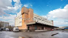 Производств.-складской  комплекс 4357 м2 у метро-2. Фасад с угла