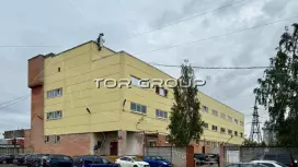 Производств.-складской  комплекс 4357 м2 у метро-2. Фасад с угла
