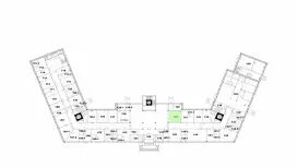 Аренда офиса 35.5 кв.метров, 1 этаж-99. План объекта