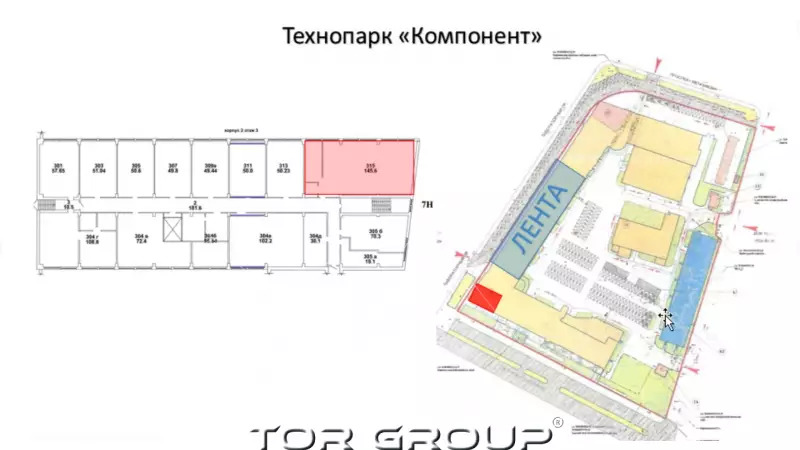 Аренда склада 145.6 кв.метров, 3 этаж-99. План объекта