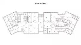 Аренда офиса 68.2 кв.метров, 8 этаж-99. План объекта
