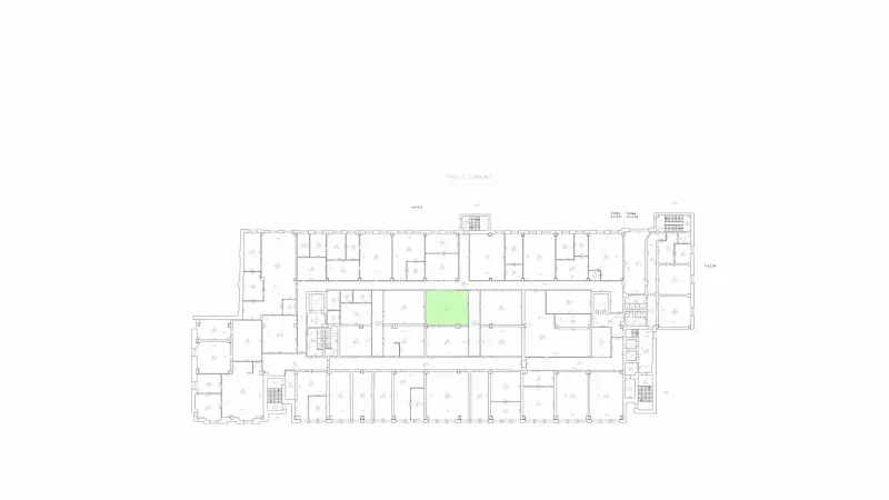 Аренда офиса 52.7 кв.метров, 3 этаж-99. План объекта