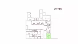 Аренда офиса 47 кв.метров, 2 этаж-99. План объекта