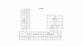 Аренда офиса 17.04 кв.метров, 3 этаж-99. План объекта