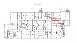 Аренда офиса 36 кв.метров, 2 этаж-99. План объекта