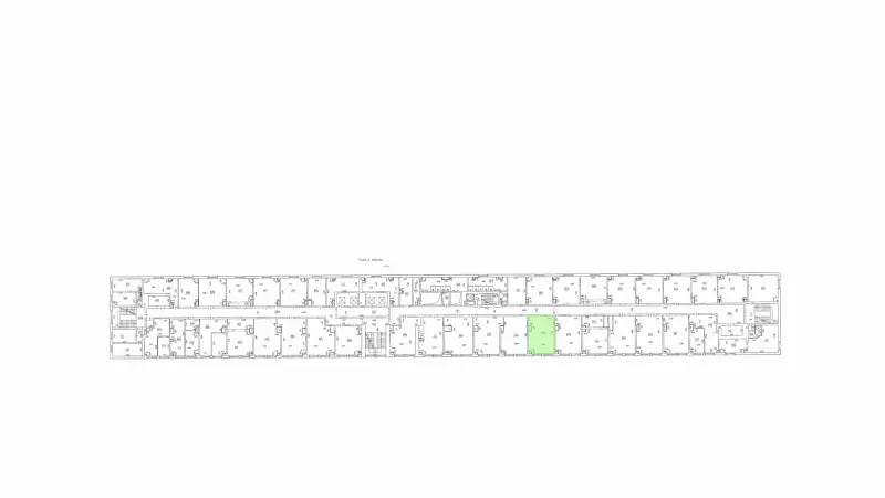 Аренда офиса 48 кв.метров, 4 этаж-99. План объекта