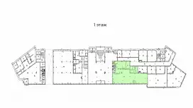 Столовая в бизнес-центре, 215 м2-99. План объекта