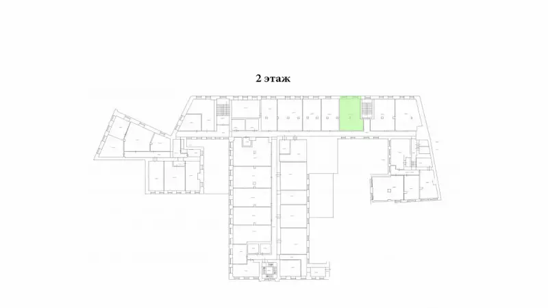Офис,фотостудия,бьюти. 58 м2. У метро Лесная-99. План объекта
