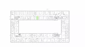 Аренда офиса 19 кв.метров, 4 этаж-99. План объекта