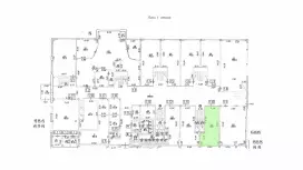 Аренда офиса 60.1 кв.метров, 1 этаж-99. План объекта