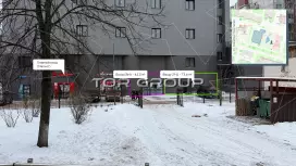 Аренда  помещения 42.3 кв.метров, 1 этаж-1. Фасад фронтальная